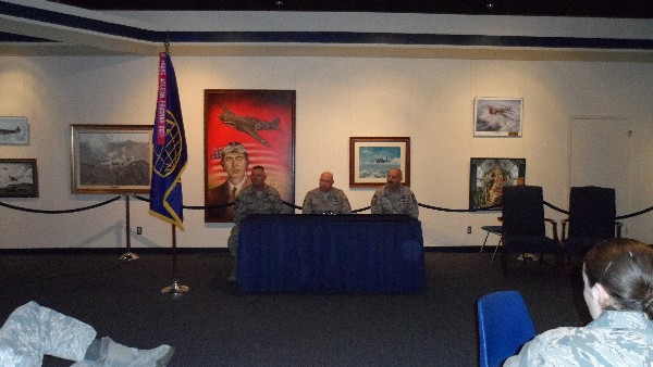 The chapter hosts an Air Force Chiefs Panel in November.